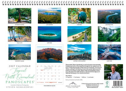 2027 - Tropical North Queensland - Panoscapes Wall Calendar