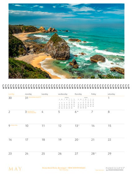 2027 Coastlines - Panoscapes Wall Calendar