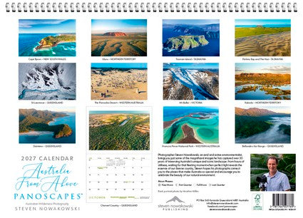 2027 Australia from Above - Panoscapes Wall Calendar