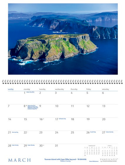 2027 Australia from Above - Panoscapes Wall Calendar