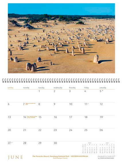 2027 Australia from Above - Panoscapes Wall Calendar