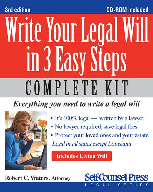 Write Your Legal Will in 3 Easy Steps 3/e