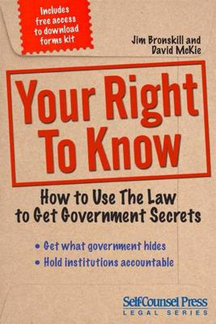 Your Right To Know: