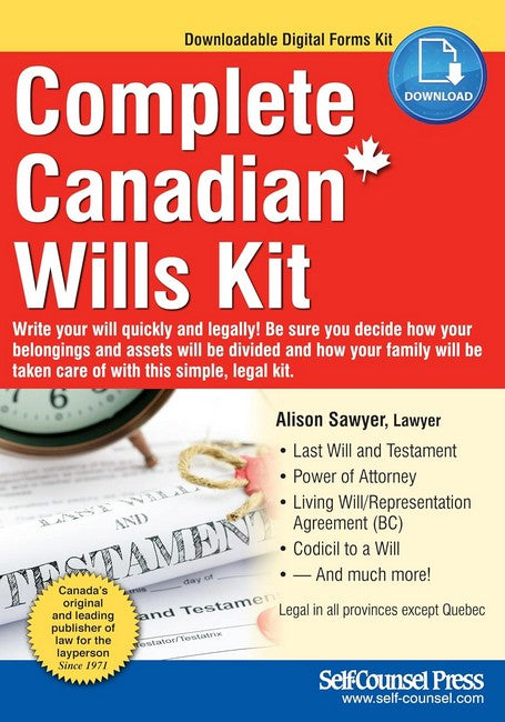 Complete Canadian Wills Kit 2ed 2/e