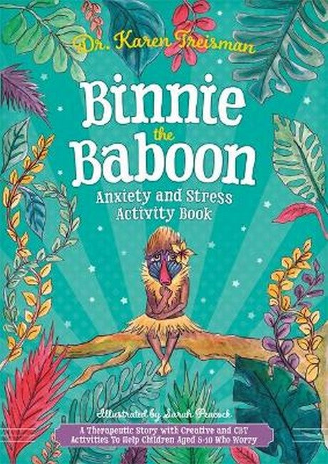 Binnie the Baboon Anxiety and Stress Activity Book