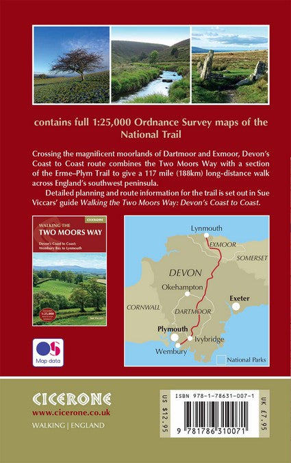Two Moors Way Map Booklet