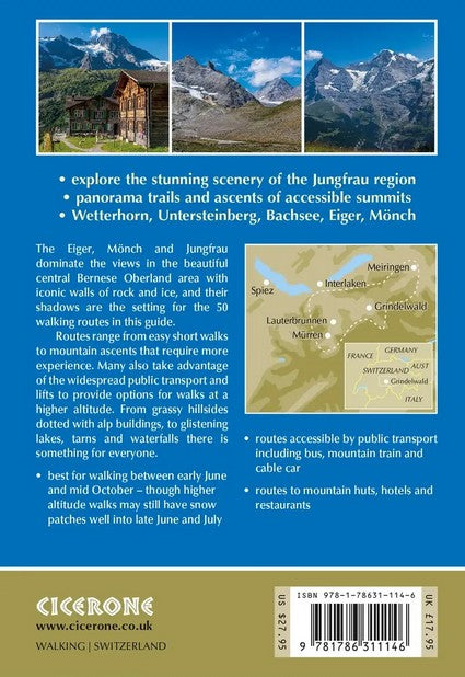Walking in the Bernese Oberland - Jungfrau region