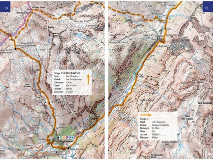 Tour du Mont Blanc Map Booklet