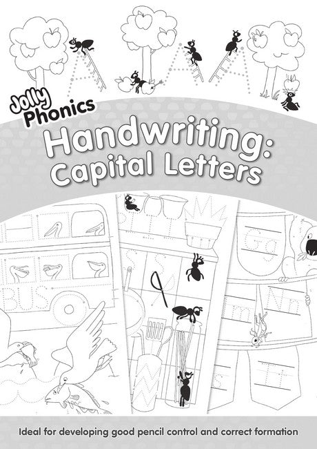 Jolly Phonics Capital Letters Handwriting Book