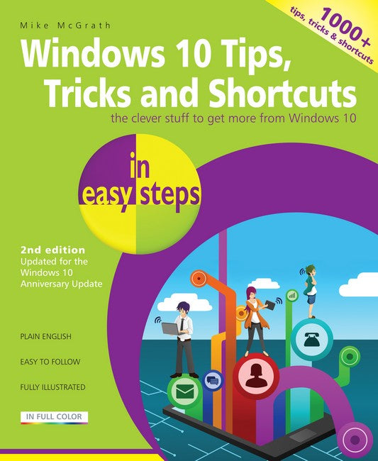 Windows 10 Tips, Tricks & Shortcuts in easy steps 2/e