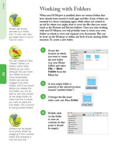 macOS Mojave in easy steps