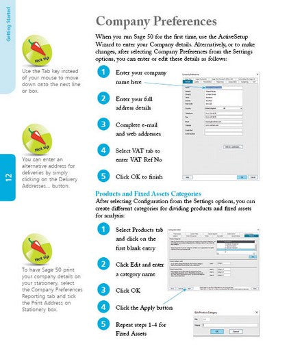Sage Accounts in easy steps