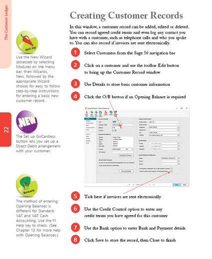 Sage Accounts in easy steps