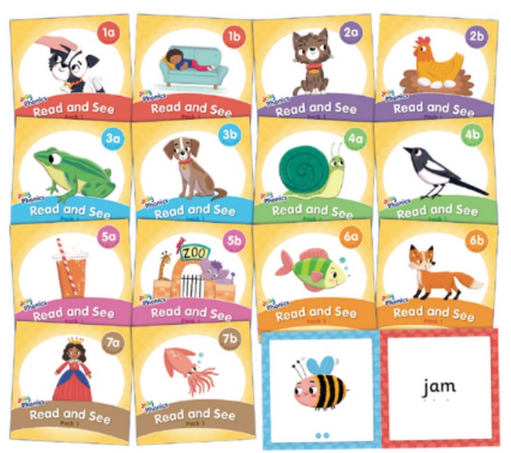 Jolly Phonics Read and See, Pack 1