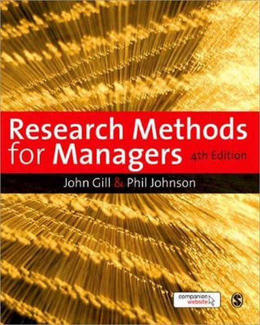 Research Methods for Managers 4/e