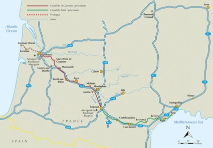 Cycling the Canal de la Garonne 2/e