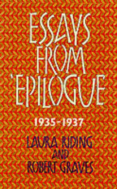 Essays from 'Epilogue', 1935-1937