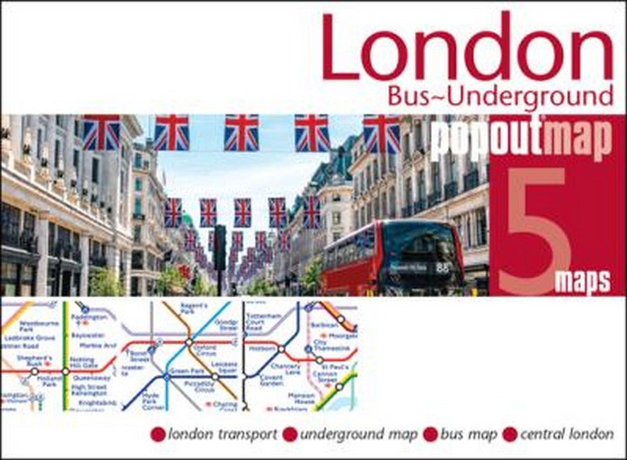 London Bus and Underground PopOut Map