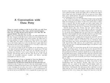 Conversations with Tom Petty