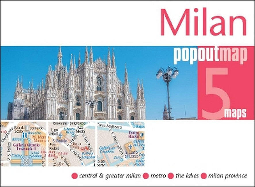 Popout Map Milan - Pocket-Sized Pop-Up Street Map of Milan