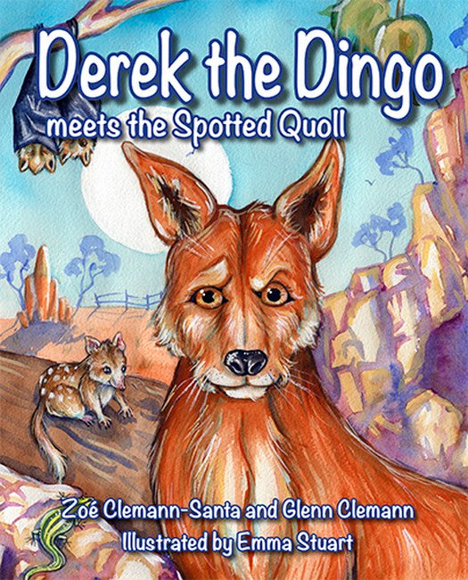 Derek the Dingo meets the Spotted Quoll