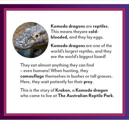 Kraken the Komodo Dragon