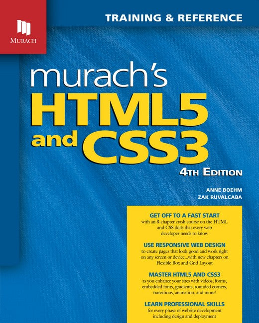 Murach's HTML5 and CSS3 4/e