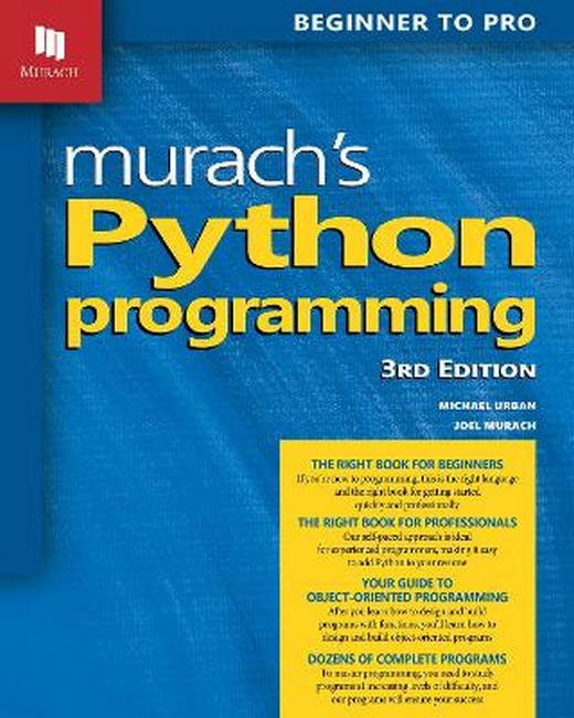 Murach's Python Programming (3rd Edition) 3/e