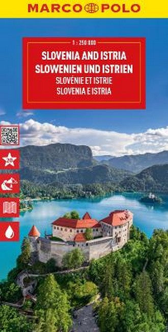 Slovenia and Istria Marco Polo Map