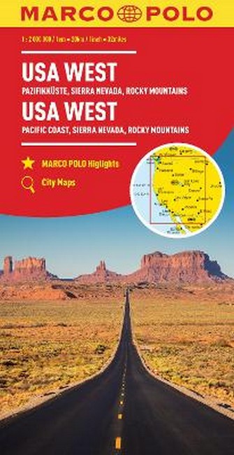 USA West Marco Polo Map