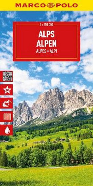 Alps Marco Polo Map