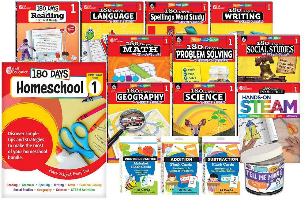 180 Days (TM): Homeschool Grade 1 Set