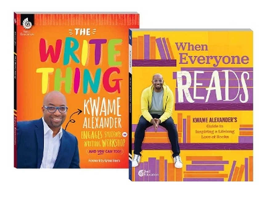 Kwame Alexander's Writing and Reading 2-Book Shrink-wrapped Bundle for Educators
